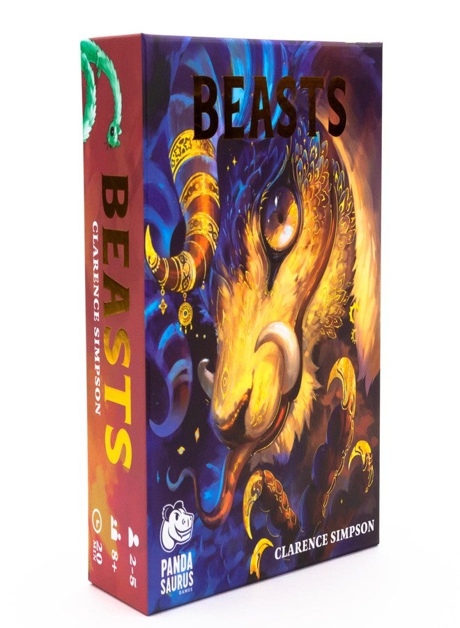 Pandasaurus Games Beasts Card Game - Cooperative Teamwork, Strategy & Tension, Limited Communication Puzzle with Challenging Gameplay for Kids & Adults, Ages 12+, 2-6 Players, 30 Minute Playtime - Image 1